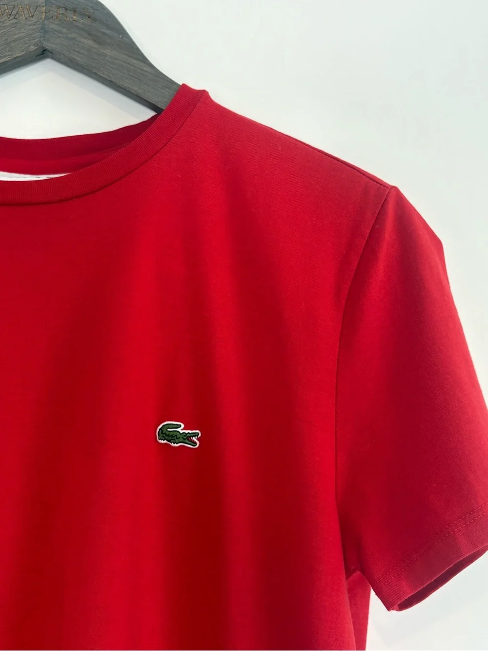 Lacoste Mens Small Crew Neck Pima Cotton Jersey T-Shirt Short Sleeve Regular Fit